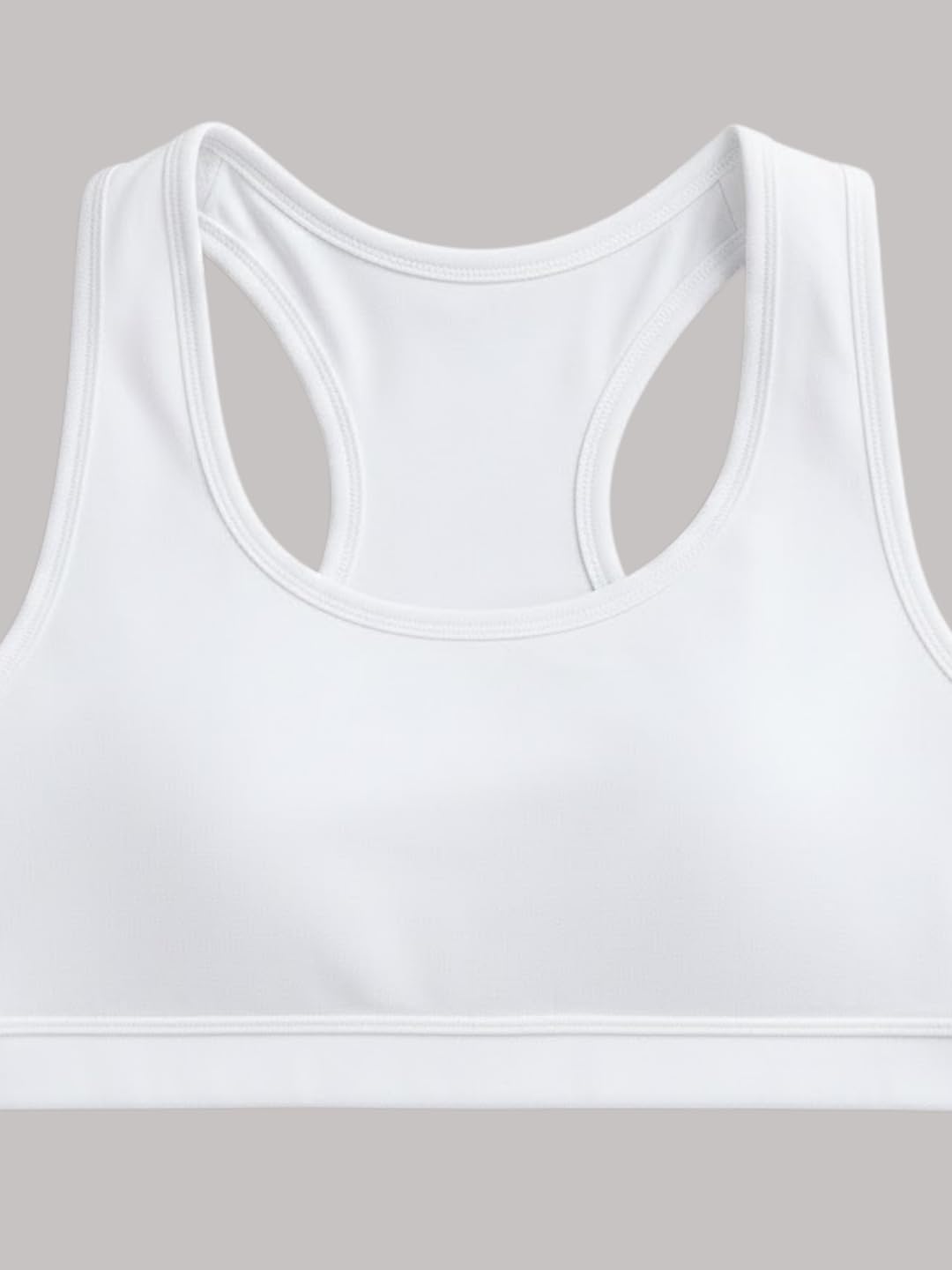 A.T.U.N. (ALL THINGS UBER NICE) Reggiseno sportivo per ragazze in cotone per adolescenti e adolescenti (confezione da 3) | Maglietta non imbottita per principianti | Comodo reggiseno per allenamento