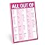 Knock Knock Pad: All Out of Pad Blue (magnet) : Knock Knock: Amazon.co ...