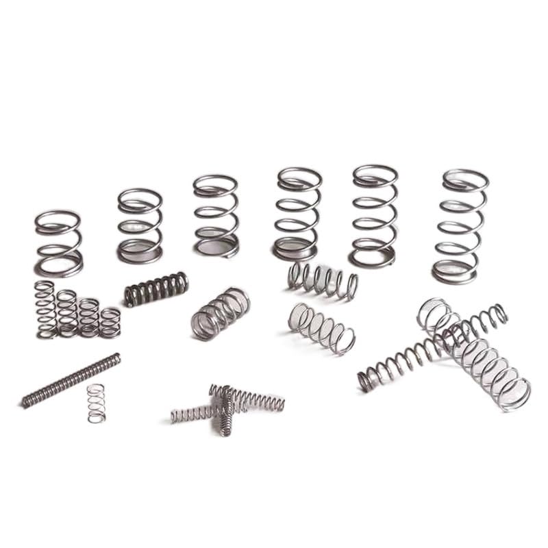5 uds 0,08mm * 1,5mm * 50mm resorte resortes comprimidos bobina de presión anillo de empuje Flexible elástico SUS304