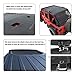 Shadeidea JK Sun Shade Top Compatible with Jeep Wrangler JKU Top Sunshade Soft Mesh Roof Cover (2007-2018)- Wind Noise UV Blocker -10 Year Warranty -4 Door -Black -Front&Rear&Back (Full Length)