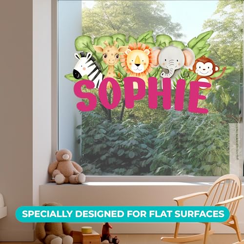 Vinilo decorativo safari para pared personalizado CRYPTONITE miniatura 5