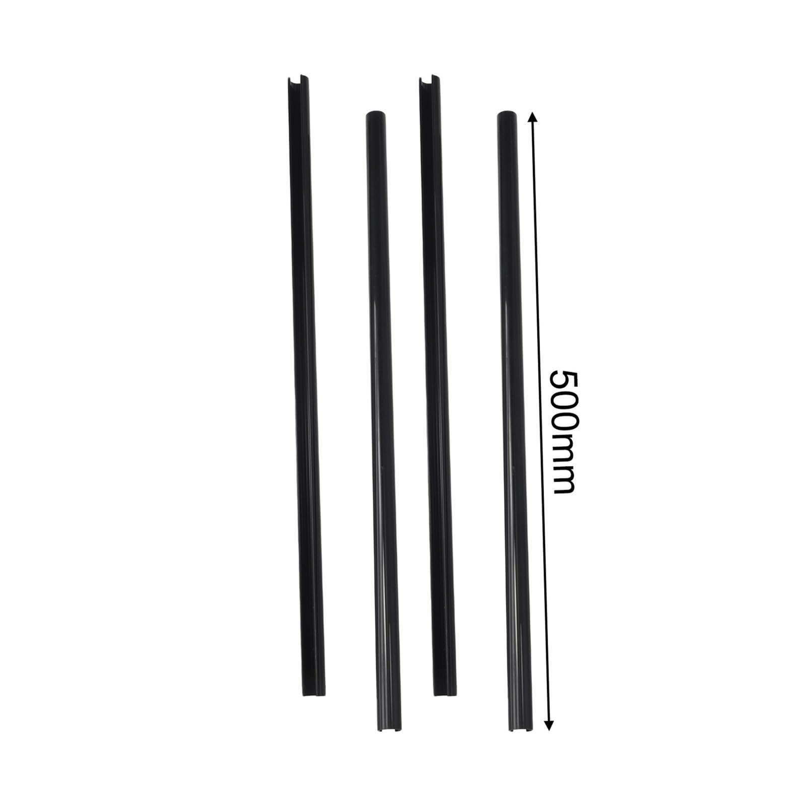 4 Coperture for Tubi Del Radiatore 15 * 200mm 300mm 500mm Copertura Decorativa Bianca Nera(Chrome 200mm)
