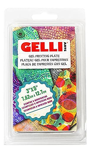 Gelli Arts - Plancha de impresión (Gel, 12,7 x 7,62 cm)