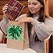 12 Pieces Pull Bow Wrapping Pull Bow Ribbon Pull Bows for Wedding Baskets,6 Inches Diameter Gift Bows, Large Bows for Presents. (Red+Green)