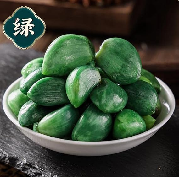 Laba Garlic, Jade Garlic, Fresh Green Garlic, Pickled Vegetable, Pickled with Vinegar, Pickled Garlic, Sugar Garlic , Shandong Special, Sweet and sour garlic