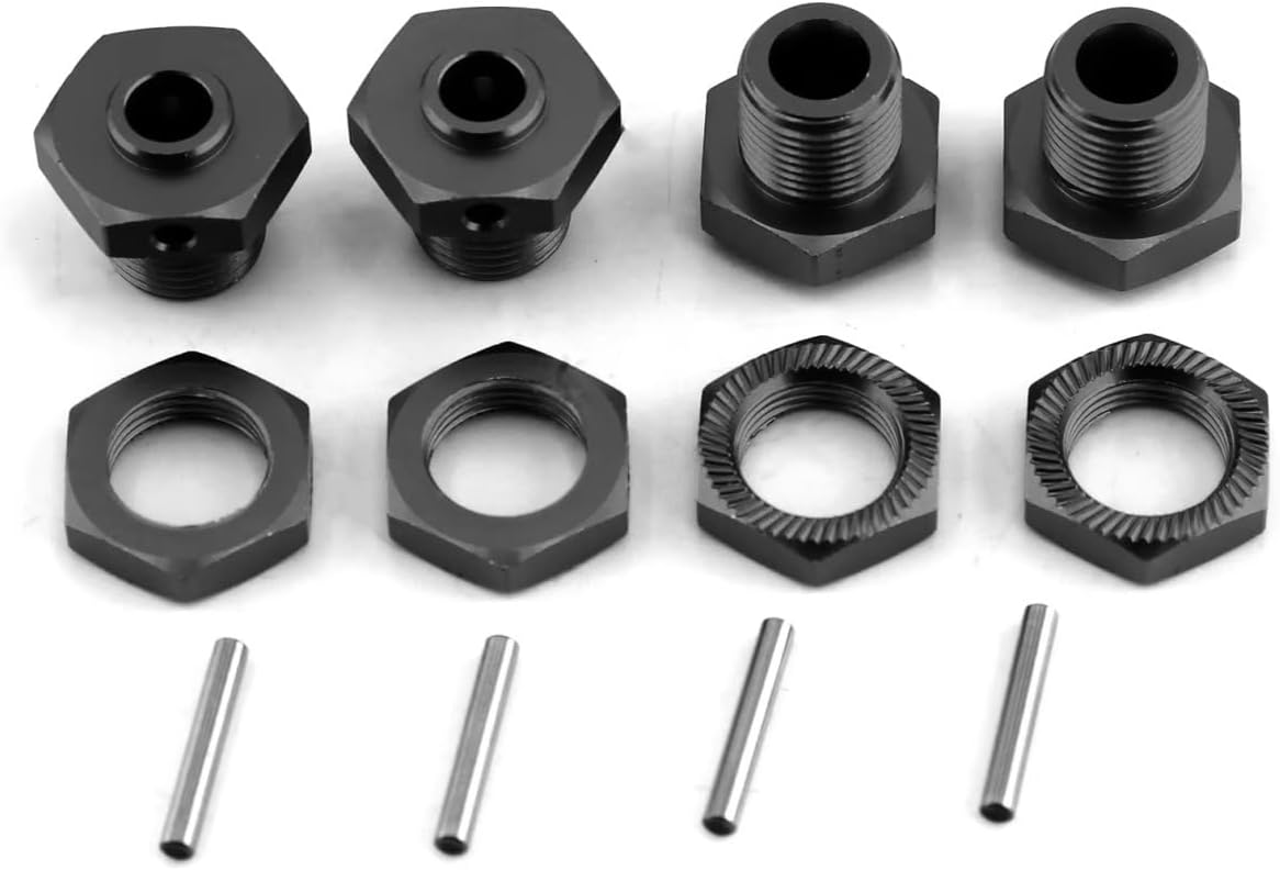 RCカーパーツ For Arrma For Typhon 3S 1/8 メタル 17mm ホイール 六角ハブ アダプター ナット キ