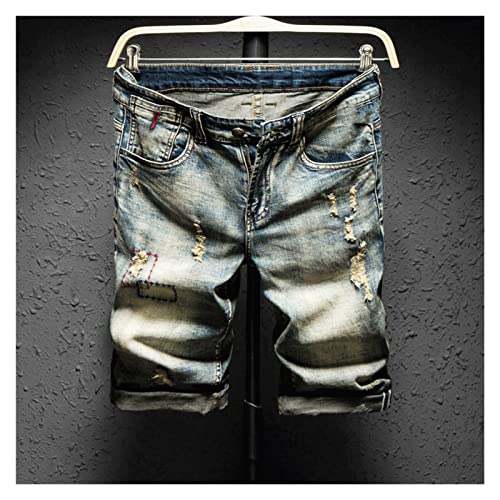 Short denim déchiré slim fit genou la liberté de mouvement avec style