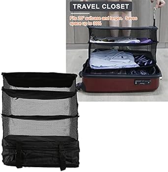 Suitcase with shelves amazon Clearance