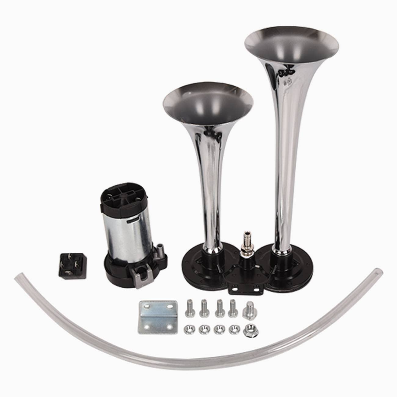 EGOESWELL Dual Trumpet Train Air Horn System Kit VXH2311C