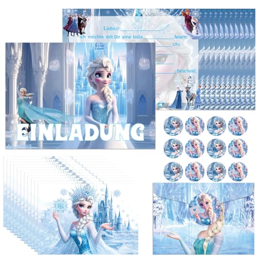 LGZIN Einladungskarten Kindergeburtstag, 12 Stück Deutsche Einladungskarten, Prinzessin Einladungskarte-n Geburtstagseinladungen für Mädchen, Partyeinladungen Einladungen für Themed Party LGZIN Einladungskarten Kindergeburtstag, 12 Stück Deutsche Einladungskarten, Prinzessin Einladungskarte-n Geburtstagseinladungen für Mädchen, Partyeinladungen Einladungen für Themed Party