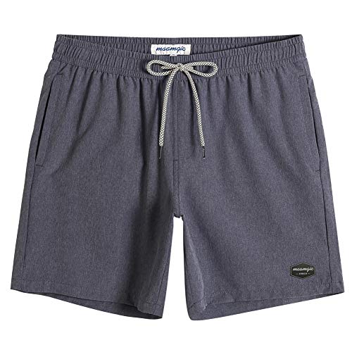 Image of maamgic Mens 7 inch Stretch Swim Trunks Quick Dry Mesh Lining Swimwear Bathing Suits