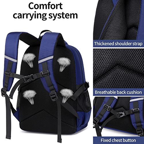 Bovip Kids Backpack Cute Lightweight Preschool Backpack For Toddlers Boys Girls Dark Blue #TOP2