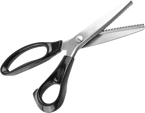 Miniatura 3 de tijeras de corte, Tela Deco ive Triángulo Borde Pinking Tijeras Tijeras Clipper Tijeras de encaje, Comfort Grips Profesional Confección 3 5 0.276 in