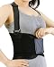 Back Brace with Suspenders for Women - Adjustable - Removable Shoulder Straps - Lumbar Support Belt - Lower Back Pain, Work, Lifting, Exercise, Gym - Neotech Care Brand - Black - Size S