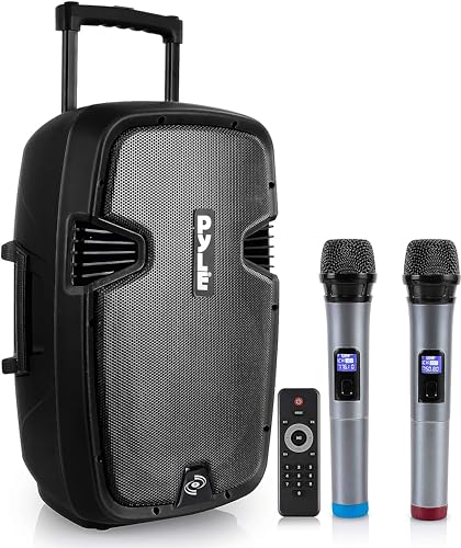 ✅ Kit PA completo: Pyle presenta un altoparlante bluetooth portatile perfetto per riunioni, karaoke e eventi. Il set include un altoparlante bluetooth, 2 microfoni UHF, telecomando, cavo e batterie.