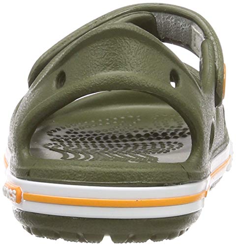 Image of crocs Boy's Crocband II Sandal PS Green Sandals-C10 (14854-309-C10)