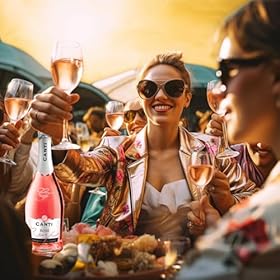 Canti – Cuvèe, Rose Sparkling Extra Dry 11% Wine, Italian Glera and Pinot Noir Grape Varieties from Veneto, Fresh and Fruity Taste, 6×750 ml Canti - Cuvèe, Rose Sparkling Extra Dry 11% Wine, Italian Glera and Pinot Noir Grape Varieties from Veneto, Fresh and Fruity Taste, 6x750 ml – Canti