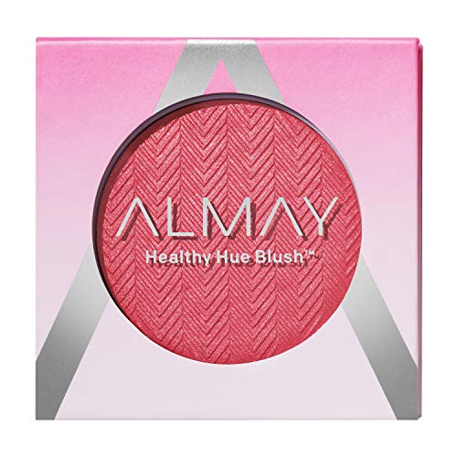 Almay Blush, Face Makeup, High Pigment Powder, Healthy Hue, Hypoallergenic, 400 Wild Berry, 0.32 Oz #TOP8