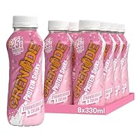 Grenade High Protein Shake, 8 x 330 ml - Strawberries and Cream (Packaging May Vary)