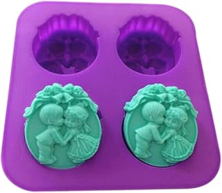 Variety of Kiss Baby Doll Silicone Soap Mold Flexible Silicone Soap Candle Mold Polymer Clay Tool DIY Cake Chocolate Candy Cookie Baking Mould