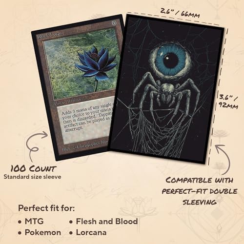 Paramint Blue-Black Guild - MTG Card Sleeves, 104ct, Standard Size, Smooth - 2