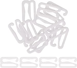 KAM 100pcs Plastic Bra Strap Adjuster Buckles Tri-Glide Slider Buckle