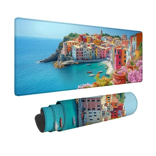 Tapis de souris XXL 800x400 mm coloré pour bureau avec base antidérapante