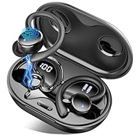 Cuffie Bluetooth 5.4 Sport, 2026 Auricolari Bluetooth con 6D Bass Stereo, 50 Ore Cuffie In Ear Cancellazione Rumore ENC e 4 HD Mics, HiFi Cuffiette LED Display, IP7 Impermeabile Cuffie Senza Fili