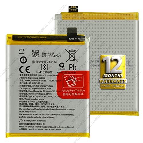 KAEEL ORIGINAL BLP685 Genuine Replacement for Oneplus 7 GM1901, GM1900, GM1905, GM1903 /Oneplus 6T A6010-3700mAh - with 12 Months Warranty* (Red) (B0CQRPVRMX) Amazon Price History, Amazon Price Tracker
