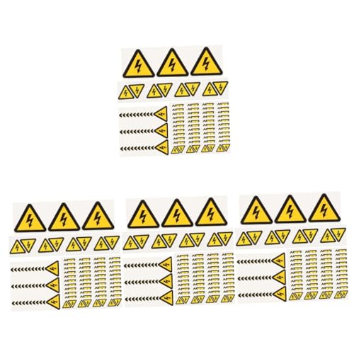 Autocollants de sécurité haute tension Gatuida adhésifs résistants pour panneau x4