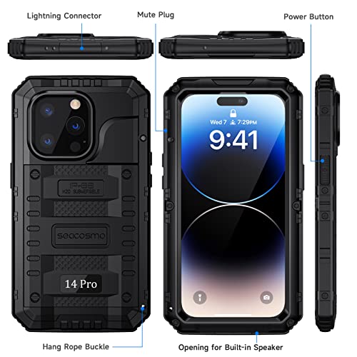 Coque iPhone 14 Pro avec protecteur écran indestructible et étanche - 4