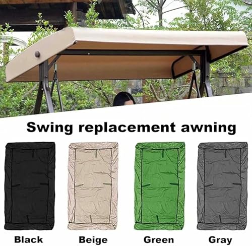 Toldo de repuesto para columpios de terraza cubierta impermeable exterior jardín 3