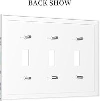 Vista 285 de Vista de ventana, isla tropical, playa, palmeras, cielo soleado, cubierta de interruptor de luz de palanca individual, placa decorativa de pared