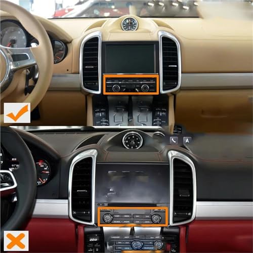 Rejilla ventilación central para Cayenne 7P5 2010 a 2014 repuesto original salpicadero 7P5819203 4