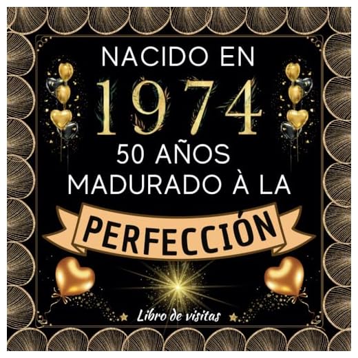 Libro de Visitas 50 Años: Regalo de cumpleaños para hombre y mujer | 100 páginas para firmas, dedicatorias, recuerdos, felicitaciones y fotos de los invitados.