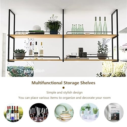 Étagère de plafond cuisine encombrée solution de rangement 2 niveaux - 7