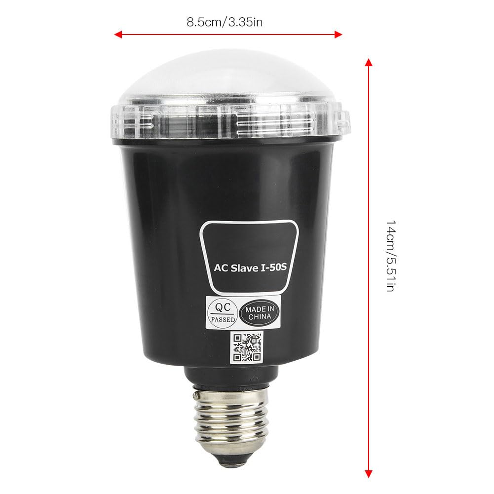 Tefola NiceFoto I-50S Mini-Fotostudio-Blitzlicht 45 W 5500 K Glühbirne GN15 E27 Slave-Lampe (AC 220 V)