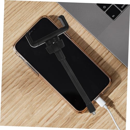 3 Pecas Clipe De Telefone De Mangueira Braçadeira De Telefone Pescoço De Ganso Ventosa Monopé Tripé