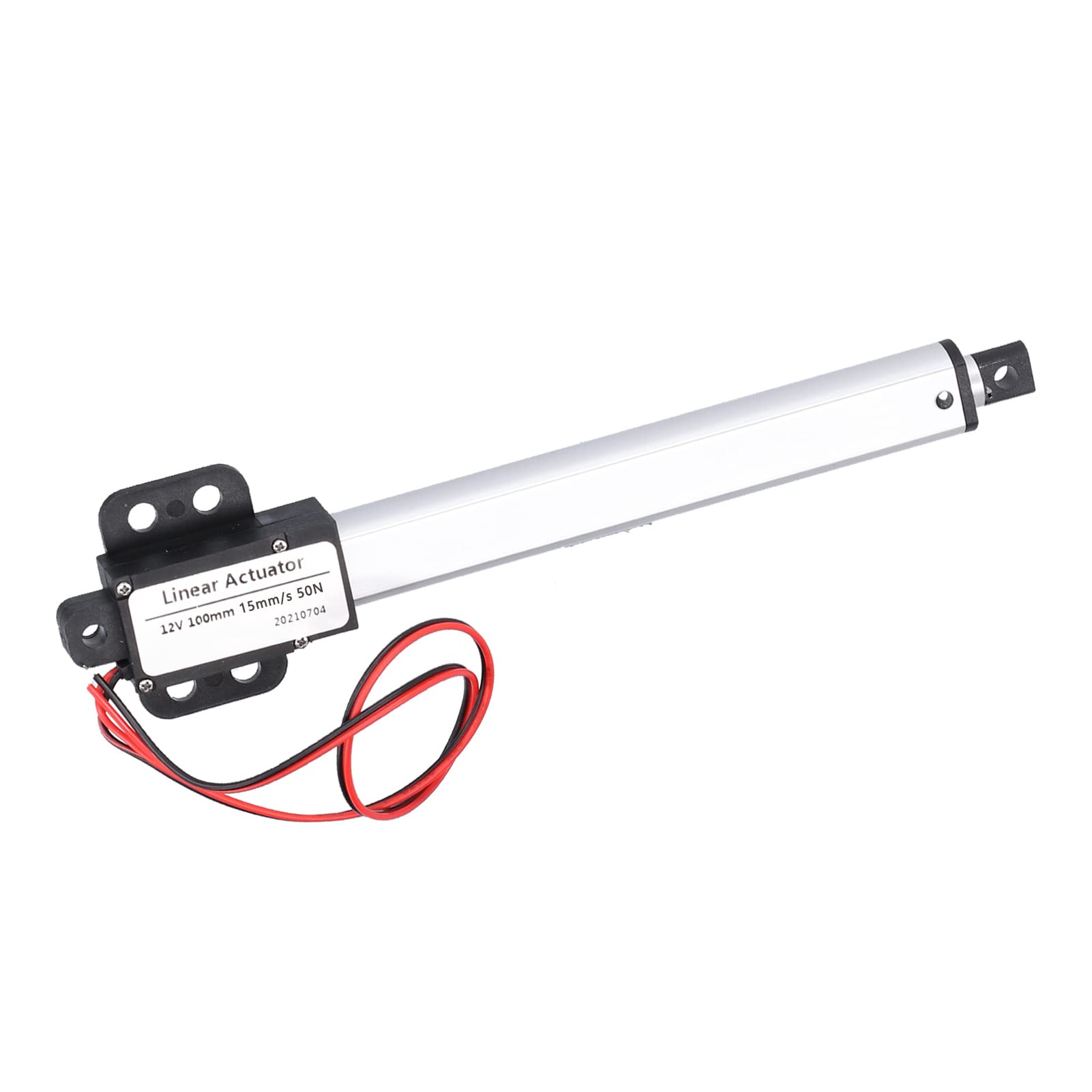 Attuatore Lineare Elettrico, Attuatore Lineare Pesante 12 V 100mm 4 '' Actuatore Lineare Ad Alta velocità, Multifunzione con Protezione a Corto Circuito (Corsa 100mm-15mm/s-50N)