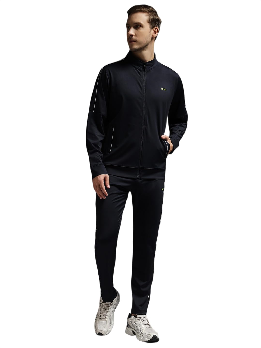 fck gold Men’s Winter Fleece Tracksuit | Soft Polyester Warm 2-Piece Set with Zip-Up Sweatshirt & Track Pants | Comfortable Sportswear for Gym, Running & Casual Wear/DFTS-2-picture-21