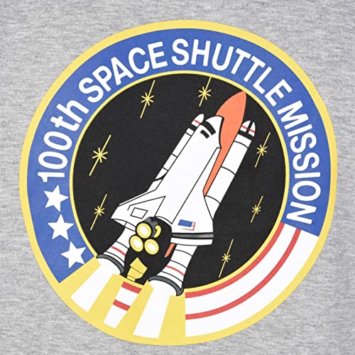 Alpha Industries Space Shuttle Hoody Kapuzensweat für Herren Grey Heather – Ansicht 5
