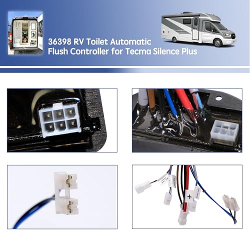 Image of Exuberant36398 RV Toilet Automatic Flush Controller for Tecma Silence Plus