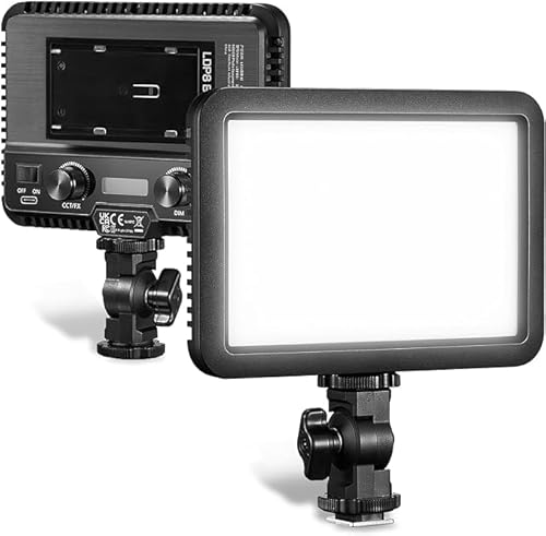 GODOX LDP8D LED Lumière Vidéo Photographie Panneau Lumineux 10 W LED Lumière d'appoint 5600 K Luminosité Réglable 8 Effets d'éclairage FX Double Alimentation