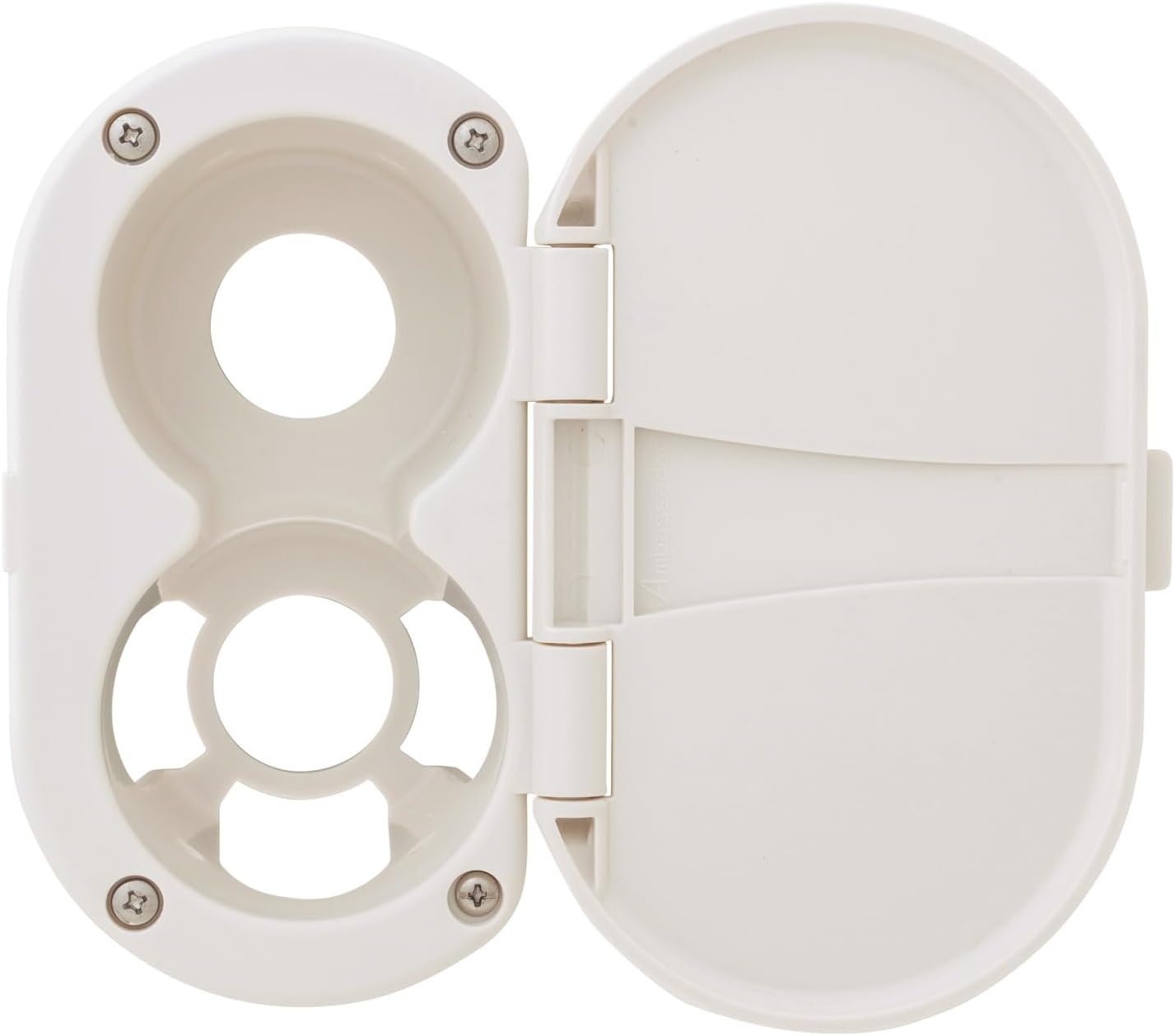 Ambassador Marine Recessed Cup & Lid Set (Plastic Lid), Warm White 136-0010-WH-W