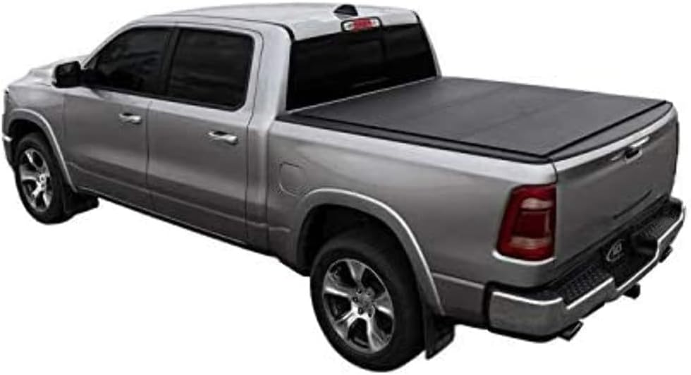 LOMAX B3040069 Hard Tri-Fold Cover; Black Urethane Finish; Split Rail;