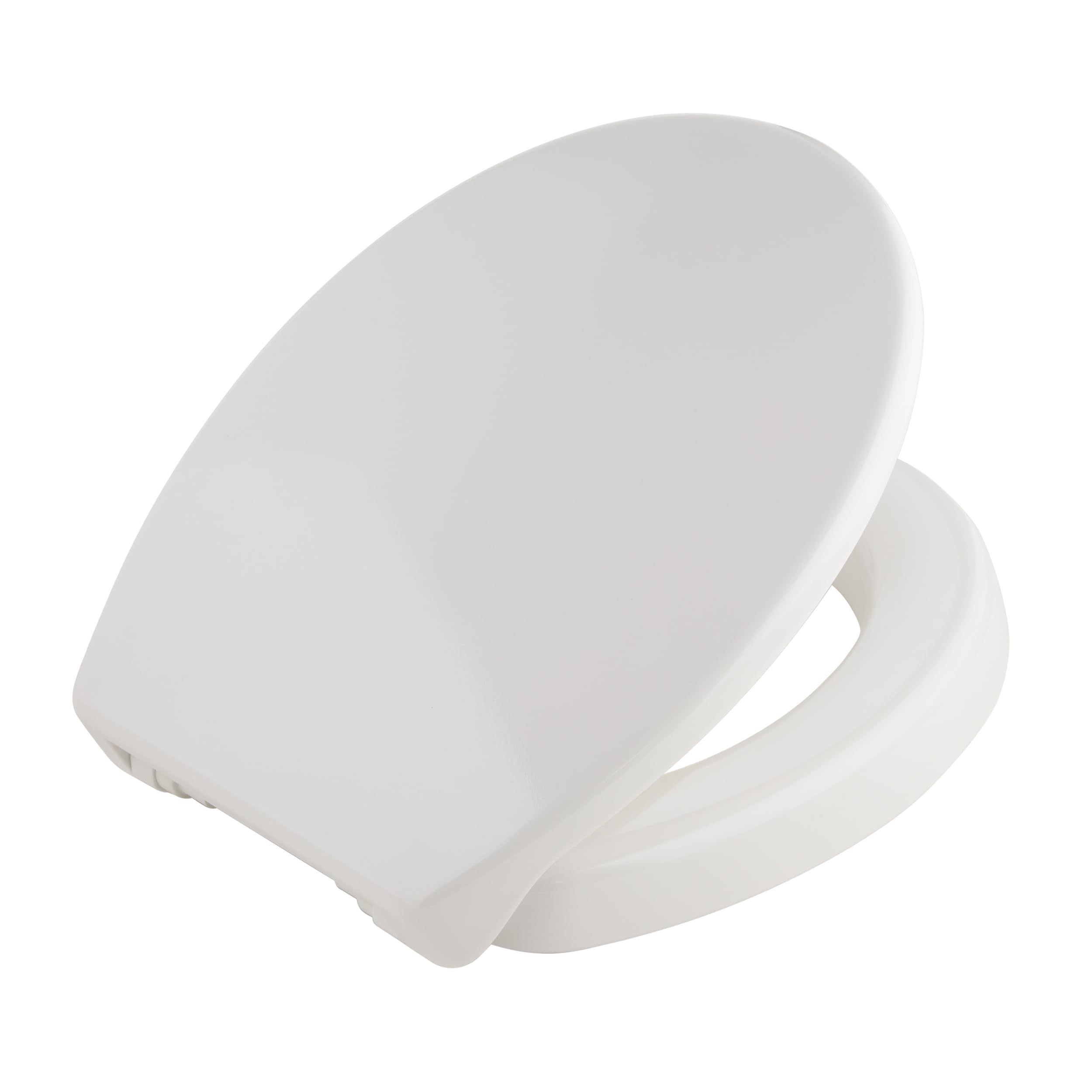 Bemis White Pure Care 500 Soft Close Toilet Seat, 5Cm Raised Toilet Seat, Adjustable Plastic Hinges, Duroplast Toilet Seat, Ultra-Fix Simple Toilet Seat