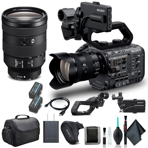 Sony FX6 Digital Cinema Camera Kit with 24-105mm Lens ILME-FX6VK BP-U35 Battery Pro Case Deluxe Cleaning Set HDMI Cable Memory Card Wallet and More
