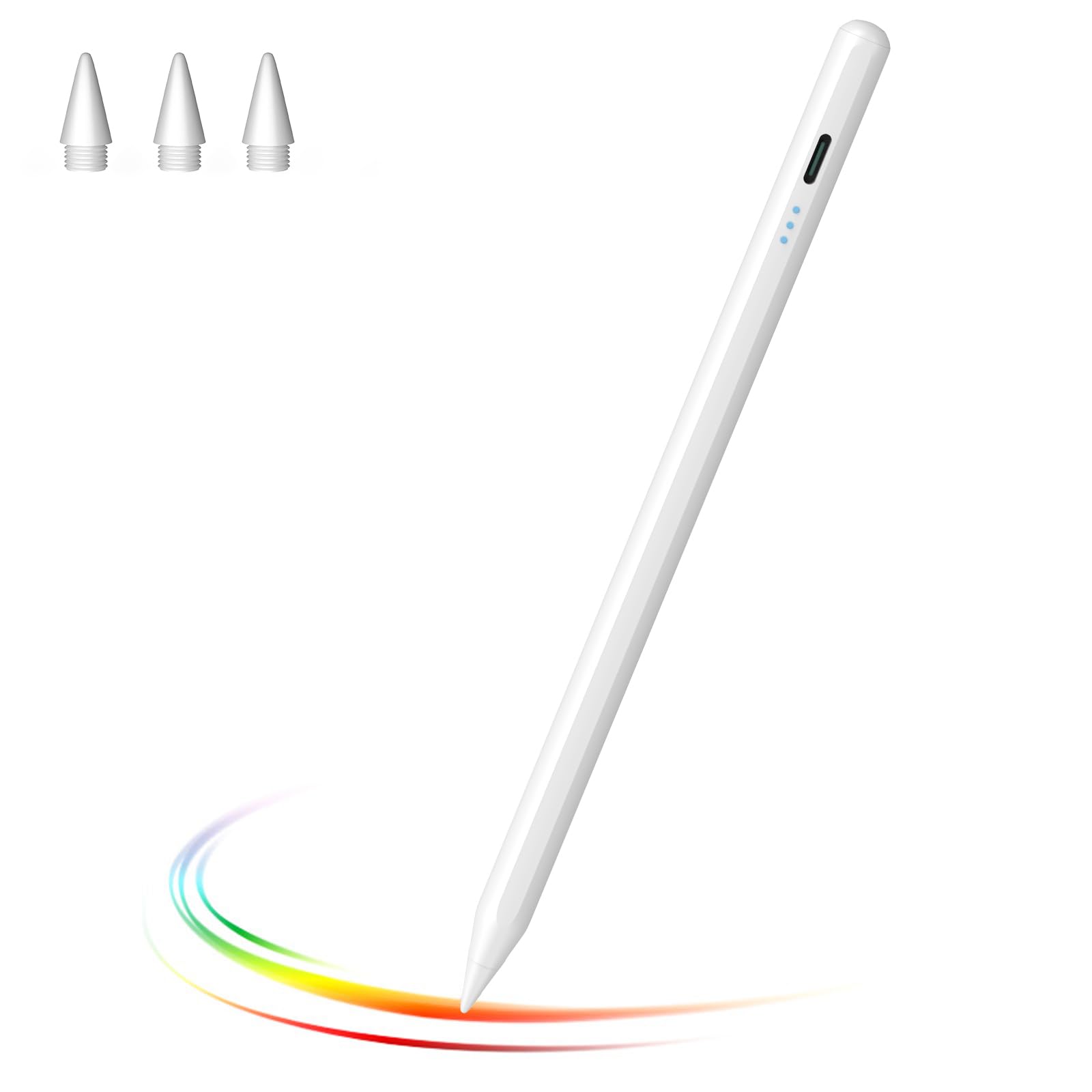 Amazon | Mixoo iPad ペン タッチペン Type-C急速充電 パームリジェ