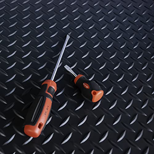 Tapis de sol en vinyle robuste WorkForce noir pour trafic intense 0.6x91.4m - 7