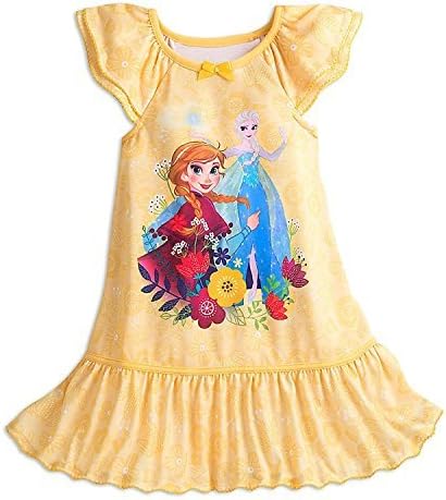Disney Frozen Nightshirt for Girls Size 7/8 Yellow